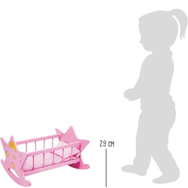 Small Foot Ξύλινο Λίκνο - Κούνια για Κούκλα Μωρό