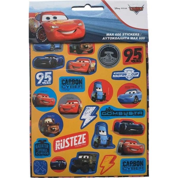 Αυτοκόλλητα Disney Cars - Σετ με 600 Stickers