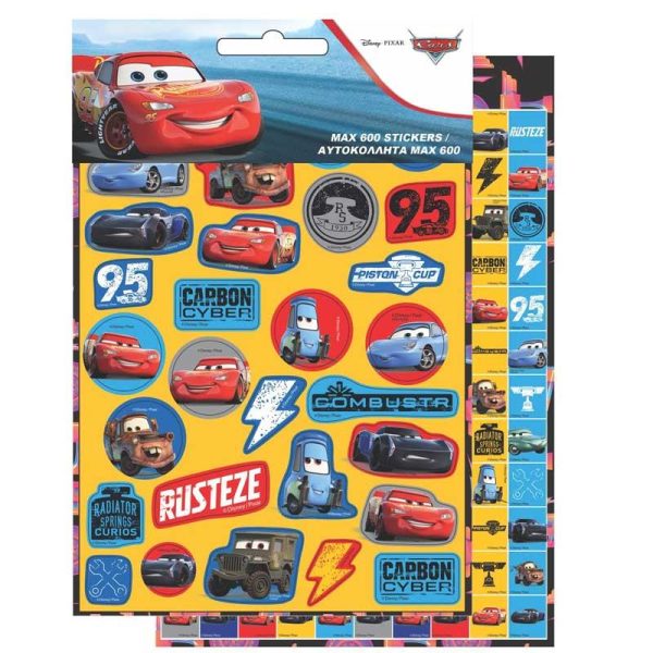 Αυτοκόλλητα Disney Cars - Σετ με 600 Stickers