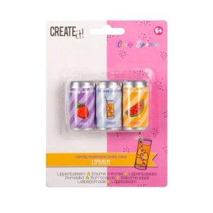 Create it! Candy Explosion Soda Cans Lip Balm 3τμχ