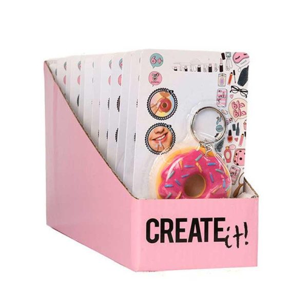 Create it! Scented Donut Lip Balm σε Μπρελόκ (Διάφορα Σχέδια) 1τμχ