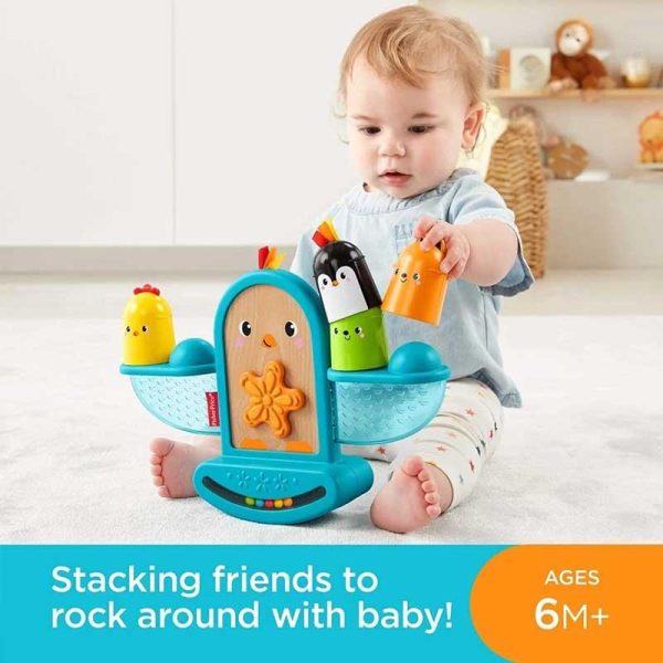 Fisher-Price Stack and Rattle Birdie - Εκπαιδευτικό Παιχνίδι Ισορροπίας