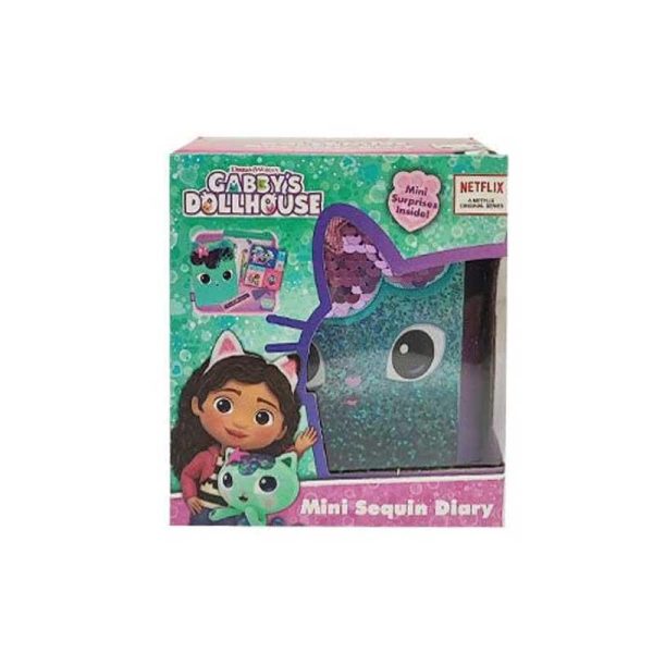 Gabby's Dollhouse: Mini Sequin Diary - Μίνι Ημερολόγιο - 1Τμχ