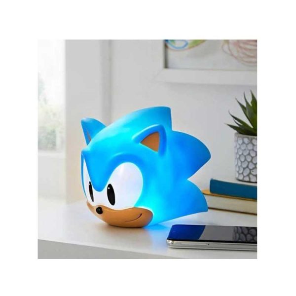 Sonic The Hedgehog - Παιδικό Διακοσμητικό Φωτιστικό 12εκ. (Μπλε)