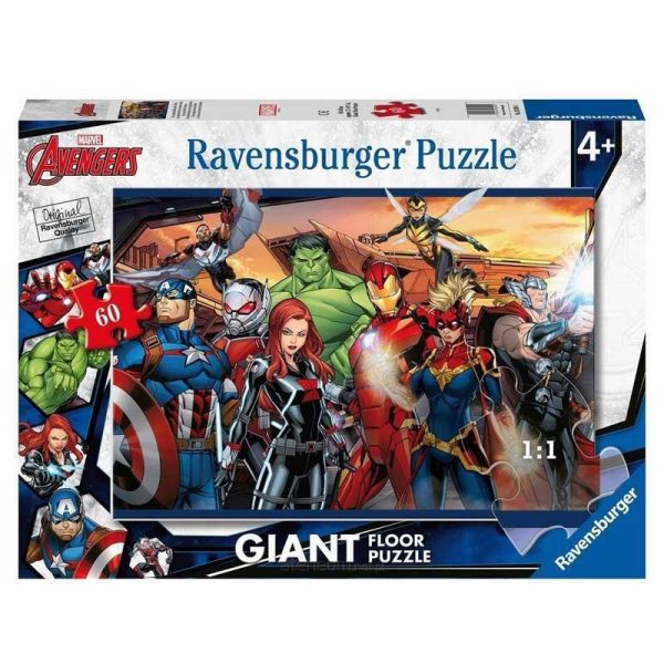 Ravensburger Giant Floor Puzzle Marvel Avengers - Παζλ Δαπέδου 60 κομμάτια