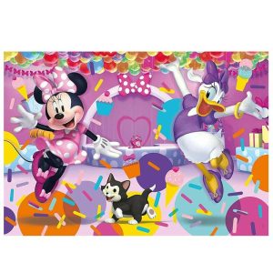 Clementoni Puzzle Super Color Disney Minnie Party -Παζλ με 104 κομμάτια