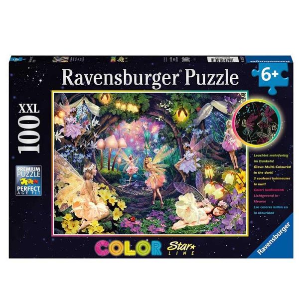 Ravensburger Puzzle Starline The Fairy Forest - Παζλ με 100 XXL κομμάτια