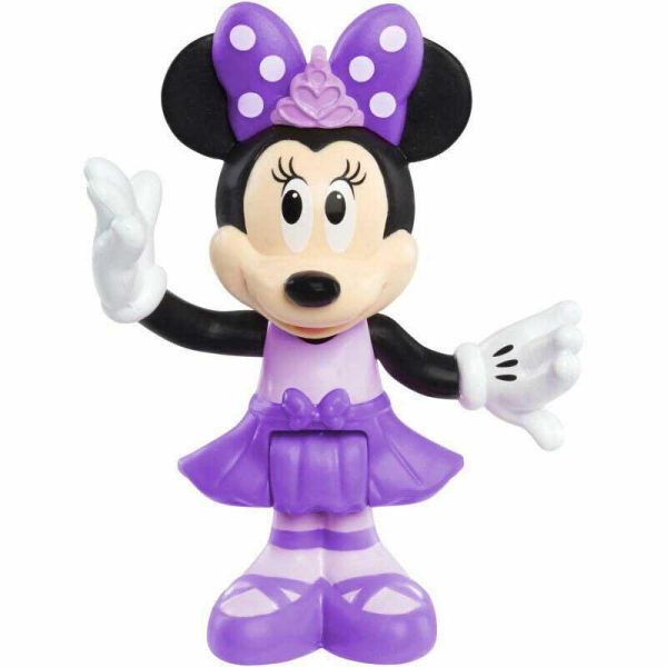 Disney Junior Minnie Mouse Purple Dress - Φιγούρα Minnie Μωβ Φόρεμα 7.5cm