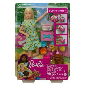 Barbie Puppy Party - Κούκλα Και Κουτάβια Πάρτι Γενεθλίων #GXV75