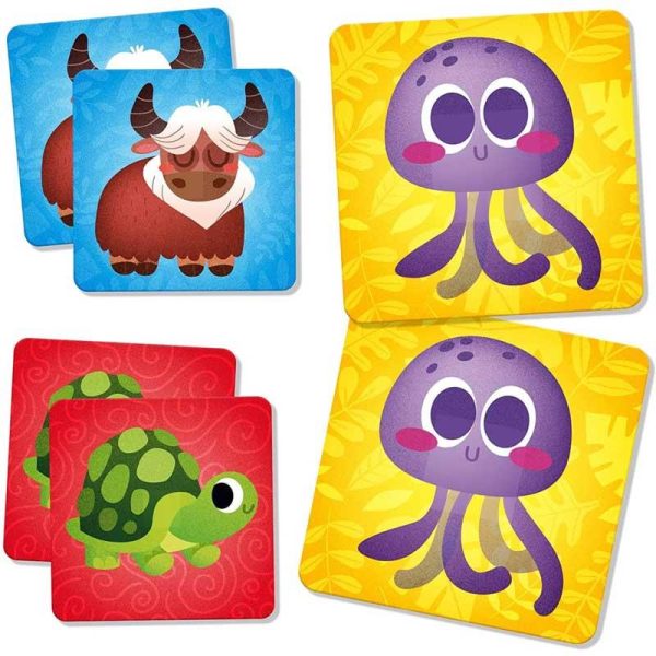 Lisciani Montessori Baby Touch Memo - Παιχνίδι Μνήμης με Ανάγλυφες Επιφάνειες