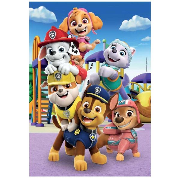 Clementoni Puzzle Supercolor Paw Patrol - Παζλ με 104 κομμάτια