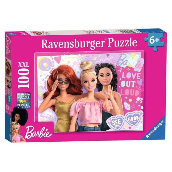 Ravensburger Puzzle Barbie - Παζλ με 100 XXL κομμάτια