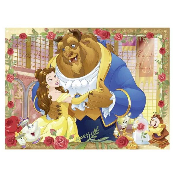 Ravensburger Puzzle Disney Beauty and the Beast - Παζλ με 100 XXL κομμάτια