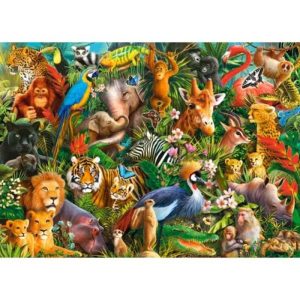 Castor Amazing Animals Puzzle - Παζλ Τα Ζώα της Ζούγκλας με 180 κομμάτια