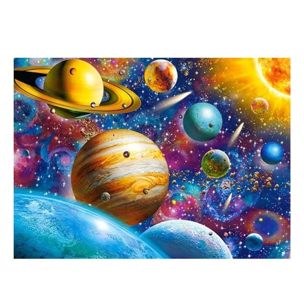 Castor Solar System Puzzle - Παζλ Το Ηλιακό Σύστημα με 100 κομμάτια