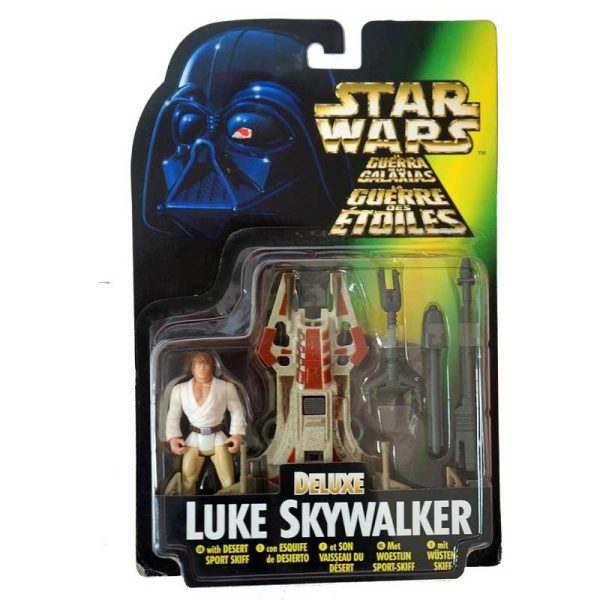 Kenner 1996 Star Wars Deluxe Luke Skywalker With Desert Sport Skiff - Φιγούρα & Όχημα