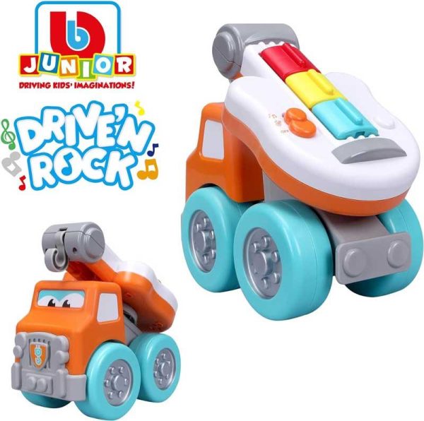 Bburago Junior Drive 'n Rock 2in1: Φορτηγό με Αποσπώμενη Κιθάρα