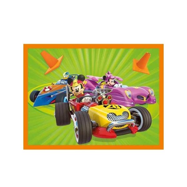 Disney Junior Mickey Roadster Racers Block Puzzle με 12 Κύβους