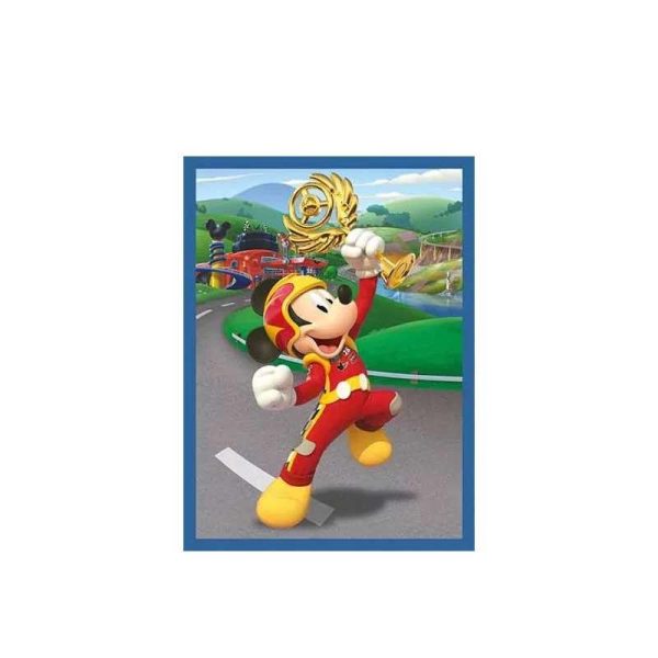 Disney Junior Mickey Roadster Racers Block Puzzle με 12 Κύβους