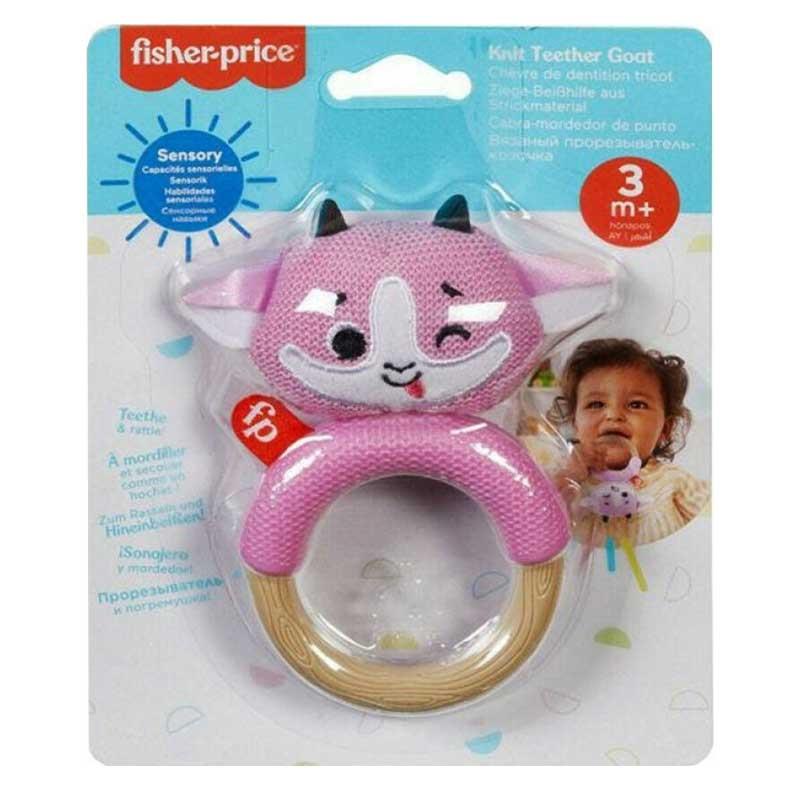 Fisher-Price Μασητικός Κρίκος Οδοντοφυΐας Κατσίκα από Ύφασμα