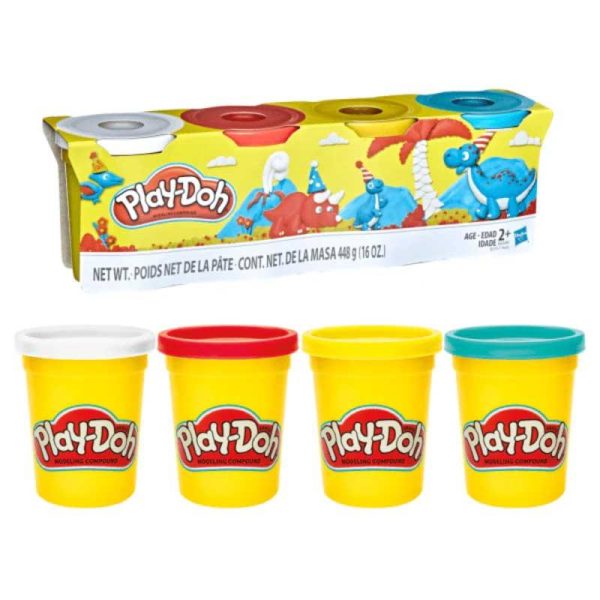 Play-Doh Classic Color 4 Βαζάκια Πλαστελίνη