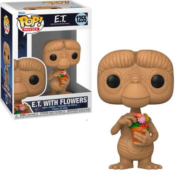 Funko Pop! Movies: E.T. The Extra Terrestrial 1255 - E.T. with Flowers