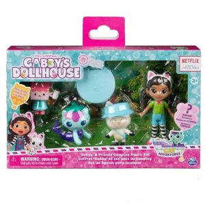 Gabby's Dollhouse: 'Gabby & Friends' Camping Figure Set - Σετ με 4 Φιγούρες