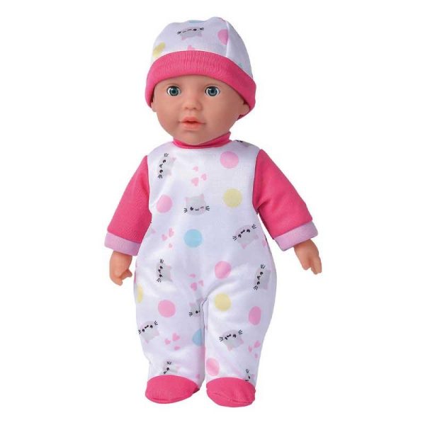 Simba Baby Laura Cutie - Μωράκι με Ασπρο και Ροζ Φορμάκι 30cm 1τμχ