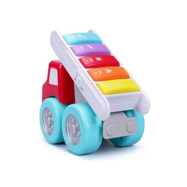Bburago Junior Drive 'n Rock 2in1: Φορτηγό με Αποσπώμενη Πιανάκι