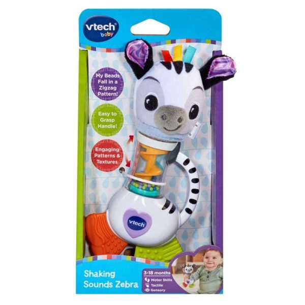 Vtech Baby Animal Friend Rattle Zebra - Κουδουνίστρα Ζεβρα