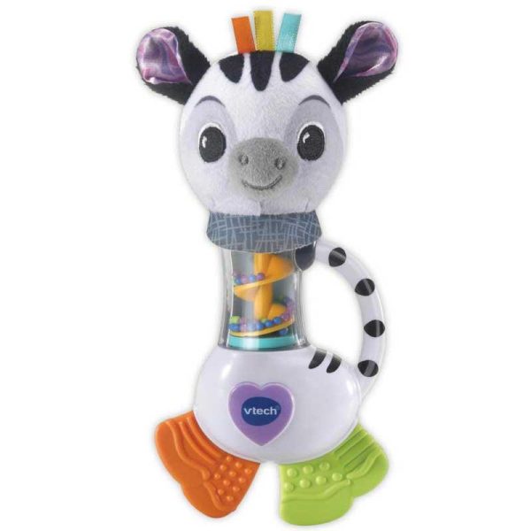 Vtech Baby Animal Friend Rattle Zebra - Κουδουνίστρα Ζεβρα