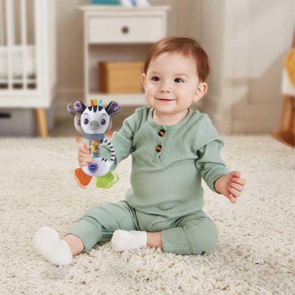 Vtech Baby Animal Friend Rattle Zebra - Κουδουνίστρα Ζεβρα