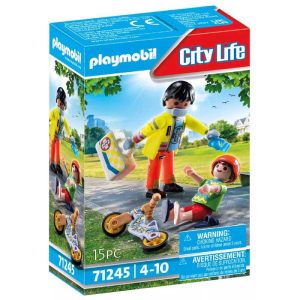 Playmobil City Life 71245: Διασώστης Και Παιδάκι