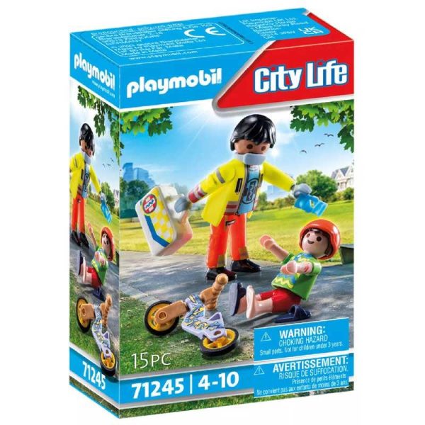 Playmobil City Life 71245: Διασώστης Και Παιδάκι