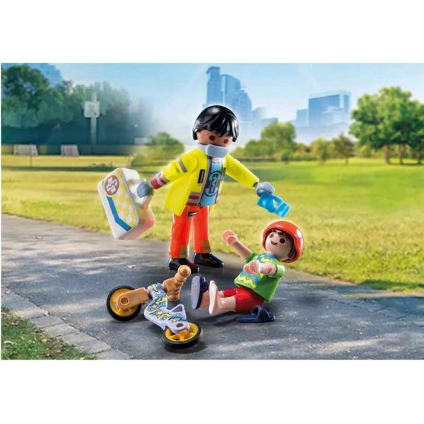 Playmobil City Life 71245: Διασώστης Και Παιδάκι