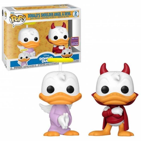 Funko POP! Disney Donald Duck 2 Pack - Donald’s Shoulder Angel & Devil