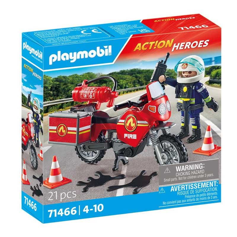Playmobil City Action 71466: Πυροσβέστης Με Μοτοσικλέτα