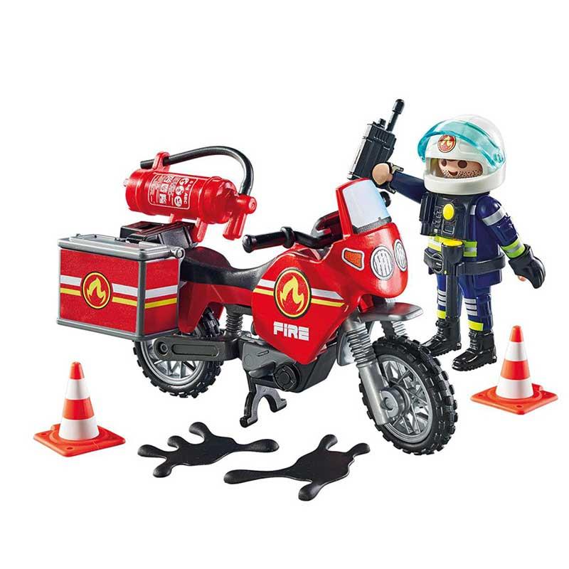 Playmobil City Action 71466: Πυροσβέστης Με Μοτοσικλέτα