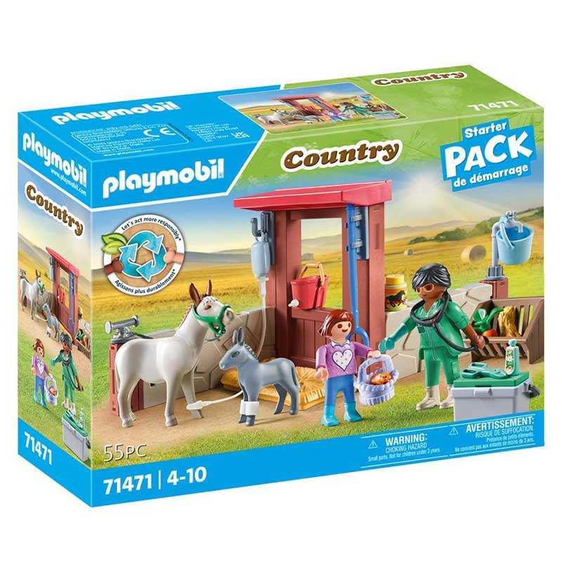Playmobil Country 71471 Starter Pack: Φροντίζοντας Τα Γαϊδουράκια