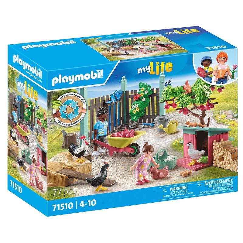 Playmobil My Life 71510: Κήπος Εξοχικού Σπιτιού με Κοτέτσι