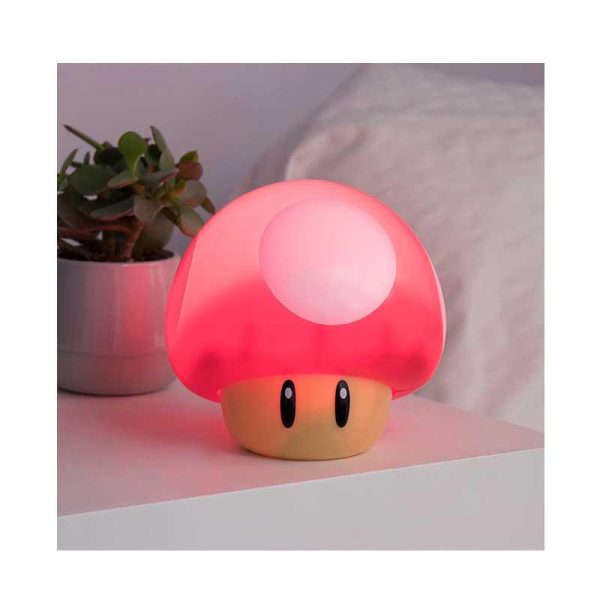 Paladone Super Mario Mushroom Light - Φωτιστικό Μανιτάρι με Ήχο