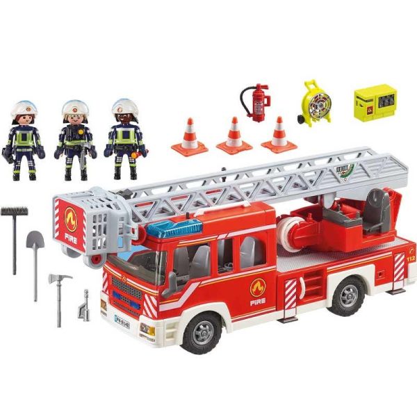 Playmobil City Action 9463: Όχημα Πυροσβεστικής Με Σκάλα & Καλάθι