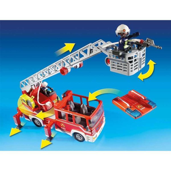 Playmobil City Action 9463: Όχημα Πυροσβεστικής Με Σκάλα & Καλάθι