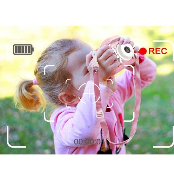 Παιδική Φωτογραφική Μηχανή με Οθόνη 2'' Unicorn - Ροζ