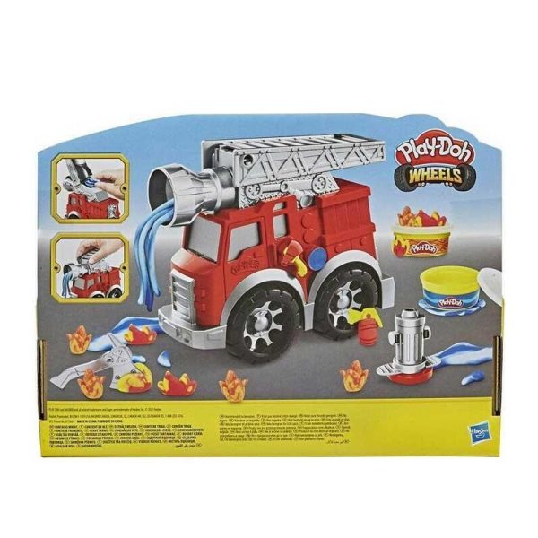 Play-Doh Wheels Fire Engine: Πυροσβεστικό Όχημα - Παιχνίδι με Πλαστελίνη