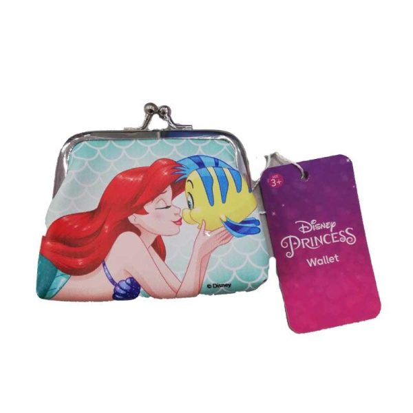 Disney Princess Click Purse Wallet - Παιδικό Πορτοφόλι Ariel