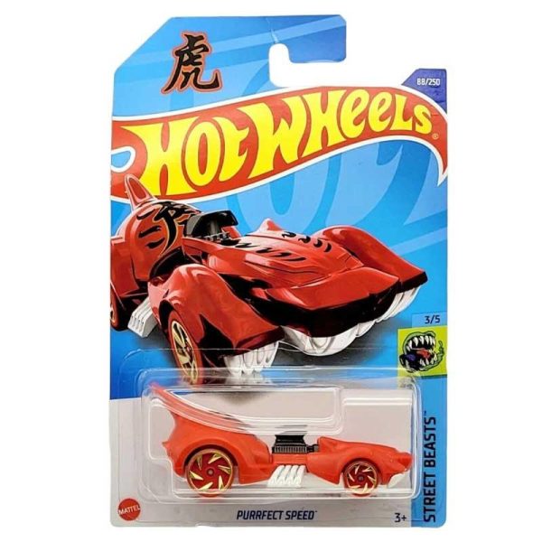 Hot Wheels Street Beasts Purrfect Speed - Αυτοκινητάκι