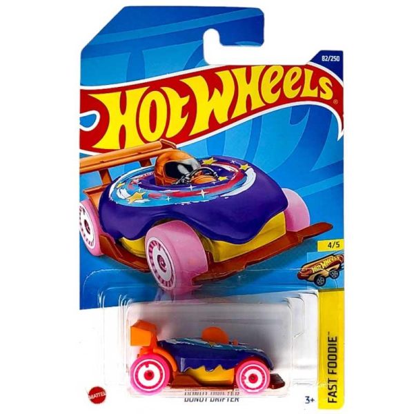 Hot Wheels Fast Foodie Donut Drifter Purple - Αυτοκινητάκι