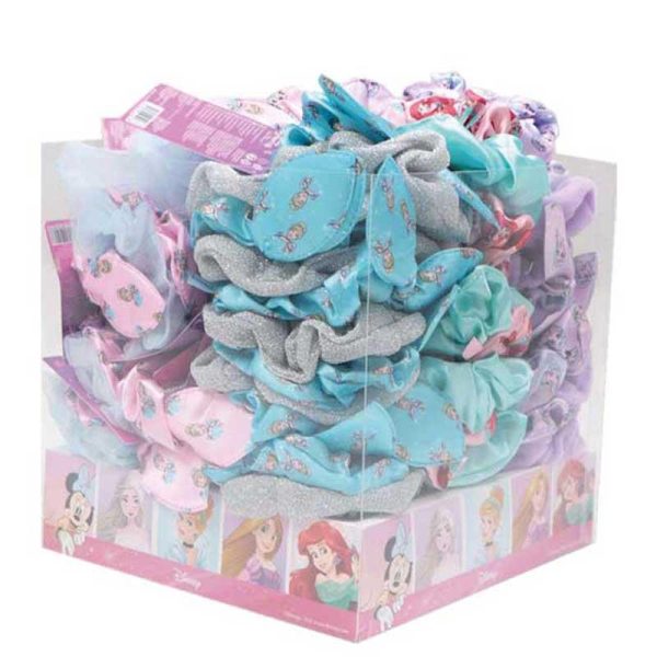 Disney Ariel Pink And Blue Scrunchies - Σετ με Υφασμάτινα Λαστιχάκια για τα Μαλλιά 2τμχ