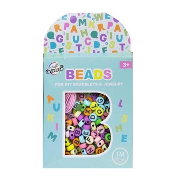 Beads Κατασκευή Κοσμημάτων με Χρωματιστές Χάντρες με Γράμματα